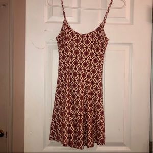 patterned skater dress